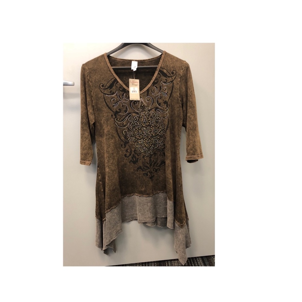NWT Liberty Wear bling shirt - 3XL